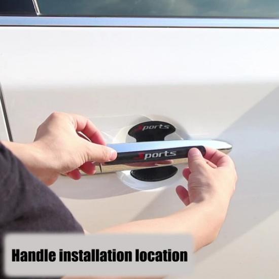 For Mazda 3 Car Accessories Door Handle Bowl Sticker Protector Anti Scratch Trim
