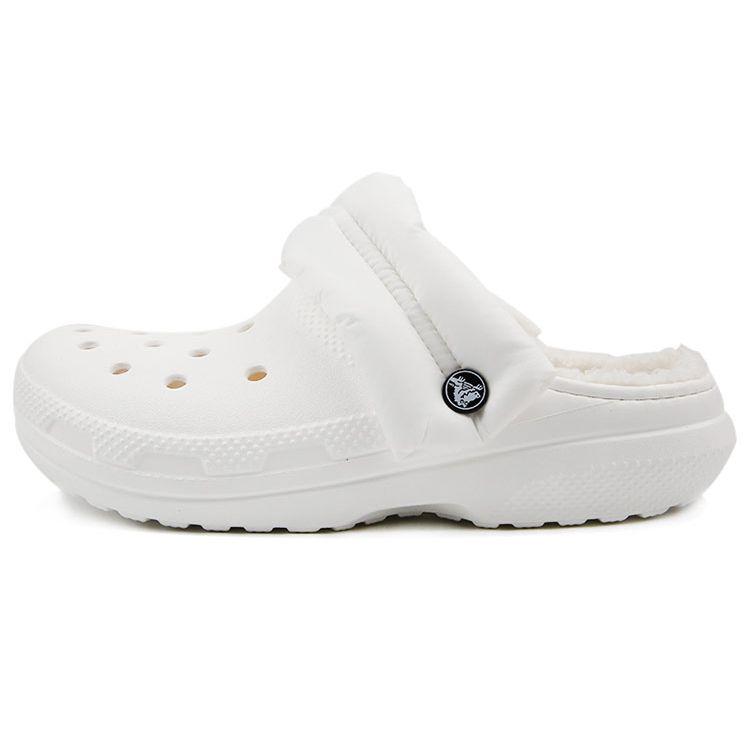 Crocs Classic Clog Comfortable Versatile Sports Slippers Unisex Footwear White 206589-143