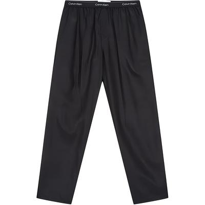 Elastic Waist Mid-Rise Comfortable Lounge Pants Men Pants Black NM1822-UB1