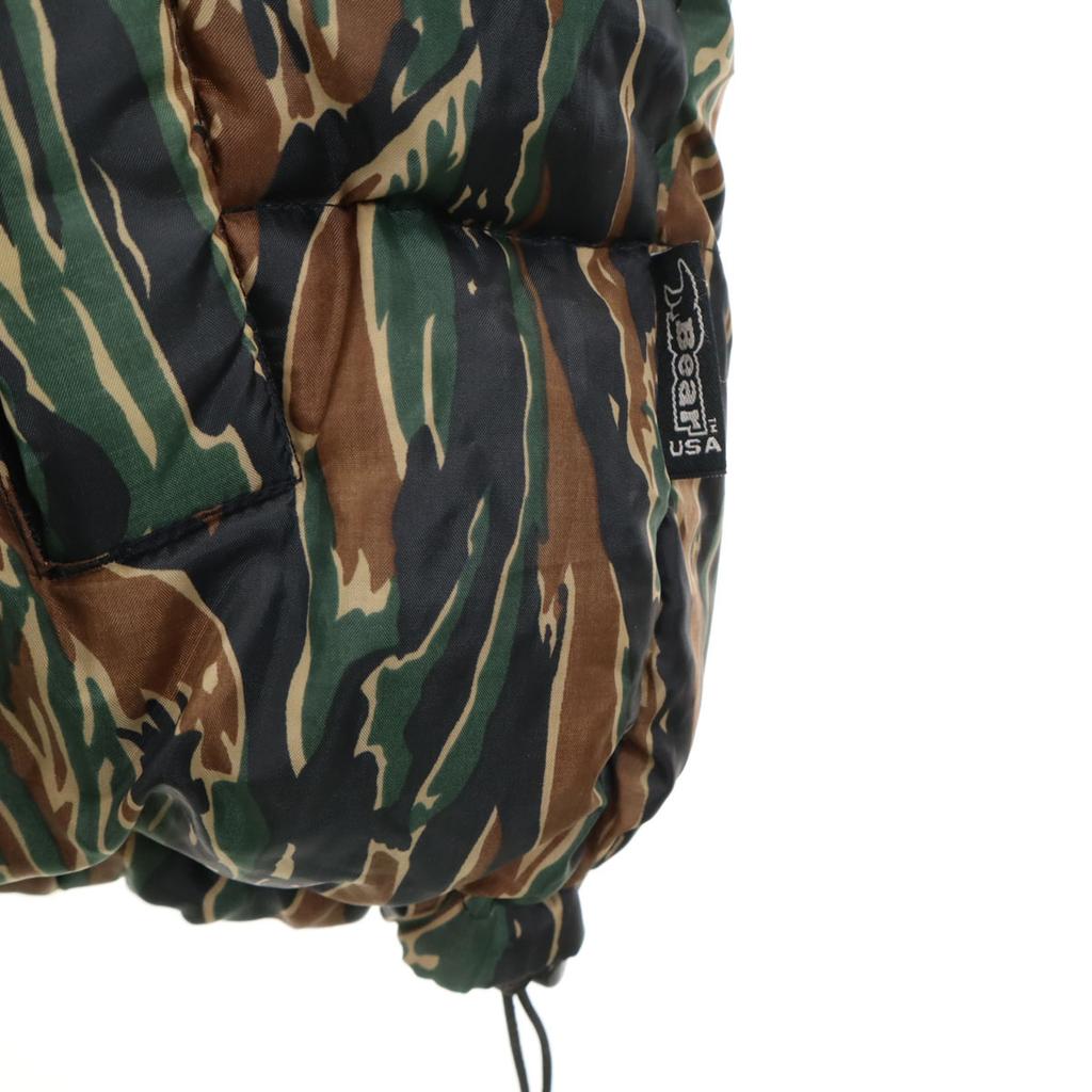 Bear USA Camouflage Down Jacket L Khaki Reversible Women Used
