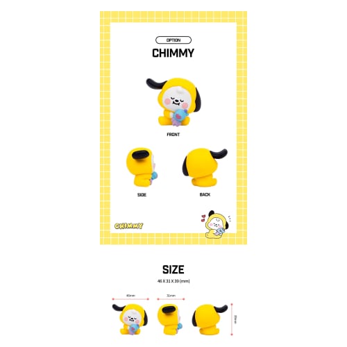 Solomon Shoji BT21 Monitorfigur ver.3 MEIN KLEINER FREUND (CHIMMY) BT21-RFG-3E-CM