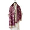 Scarf women's new winter tassel shawl butterfly versatile cashmere thickened warm and cold-proof scarf dual-purpose