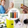 Tragbarer Schlüsselanhänger Pillenhalter Pillen Organizer Reise Wasserdichter Streichholzbehälter Aluminium Luftdichter Schlüsselanhängerbehälter Reise Größe