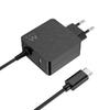 USB-C seinakontaktlaadija - EWENT - EW3979 - 45W - 1 USB-A port - Must