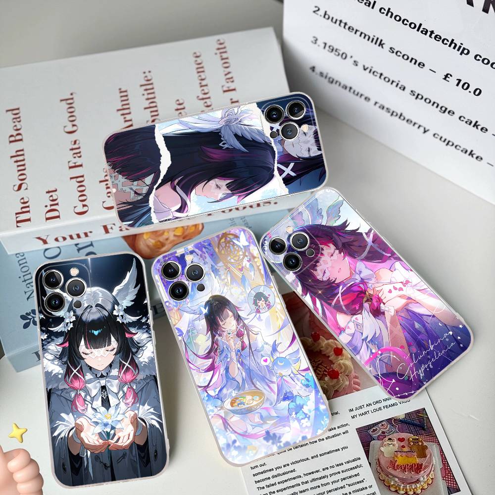 Genshin Impact Columbina Phone Case For IPhone 17 16 15 Plus 14 13 Mini 12 11 Pro Max Soft Shell Cover