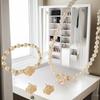 3PCS Camellia Women's Party Necklace Bracelet And Earrings Set Elegant Bridal Jewelry Gift