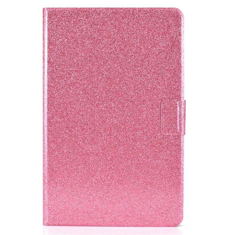 For Huawei Matepad T8 8 inch Case 2020 Tablet Matepad 10.4  Case Bling Leather Cover For Honor V6 Fold Stand Flip Funda + Stylus For Matepad 10.4 розовый