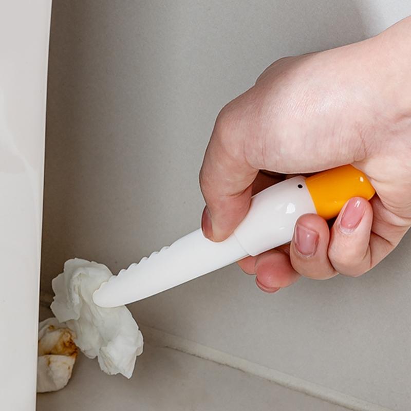 Adorable Duck Shapeds Hair Clip Wall Mounted Double Head Bathroom Organizers For Hair Accessories Cleaning Tool