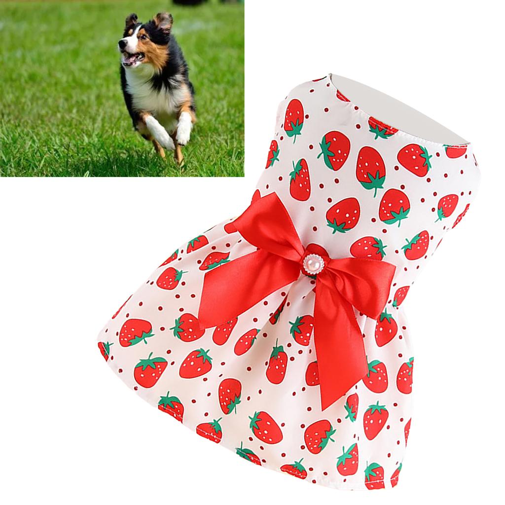 Lindo Vestido para Perro Primavera Verano Disfraz de Cachorro Estilo Princesa Ropa para Mascota para Uso Diario o Vacaciones
