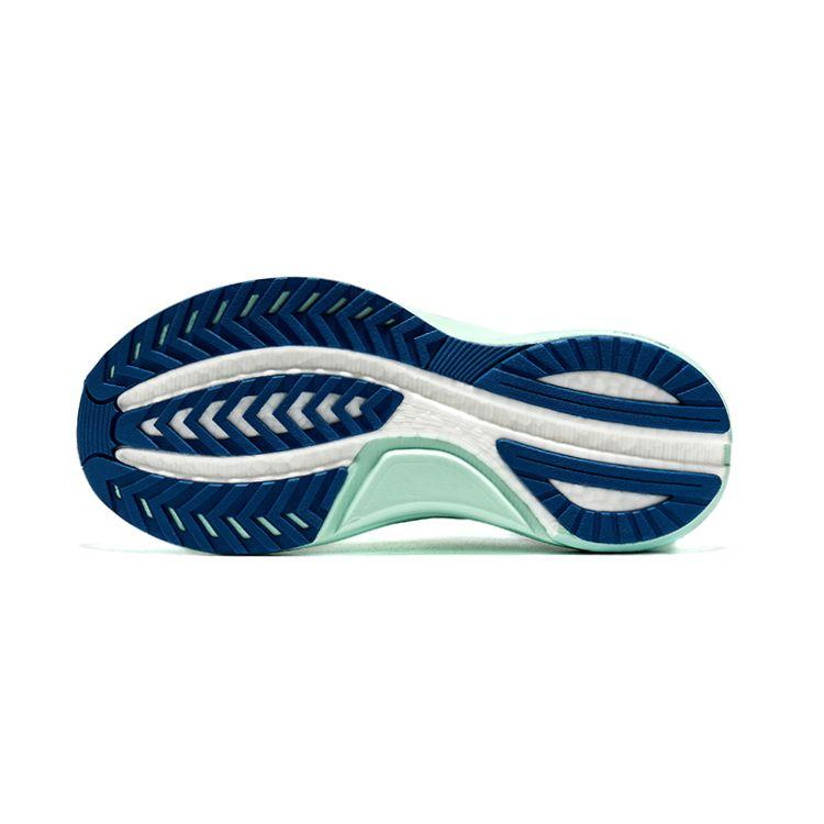 SAUCONY Tempus Comfortable Mesh Cushioning Breathable Rebound Low-Top Running Shoes Women Sneaker White Green S10720-115