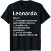 LEONARDO Definition Personalisierter Name Lustiges Geburtstagsgeschenk T-Shirt