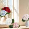 4pcs Hydrangea Artificial Flowers, 14In Realistic Hydrangea Flowers Bouquet Hydrangea Flowers Wedding Party Office Home Decor