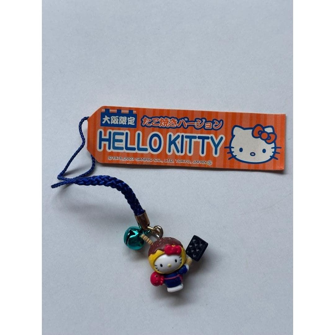 Local Kitty charm strap Osaka limited Takoyaki Hello