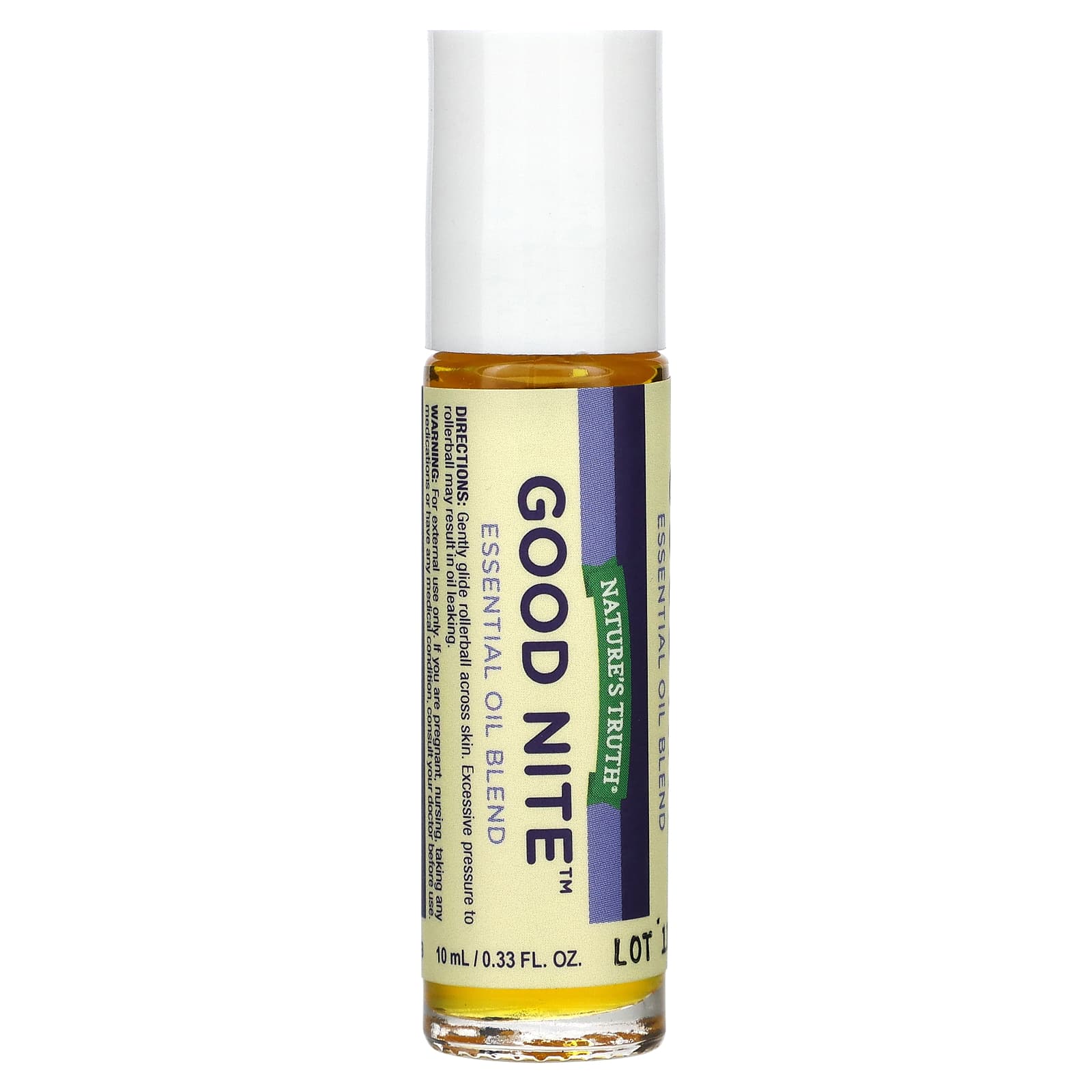 

Nature S Truth, Essential Oil Blend, Roll-On, Good Night, 10Ml(0.33Fl Oz)