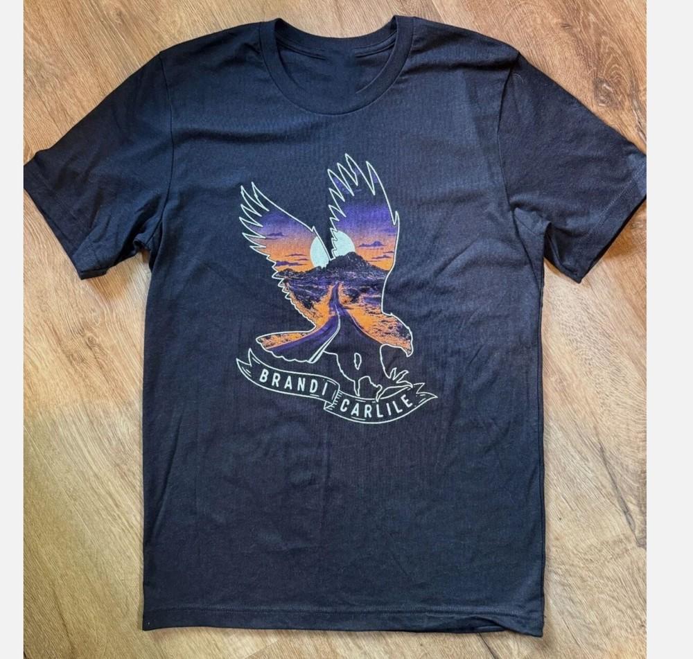 

Бренди Карлайл Черная футболка полный размер Тяжелый хлопок 2XL