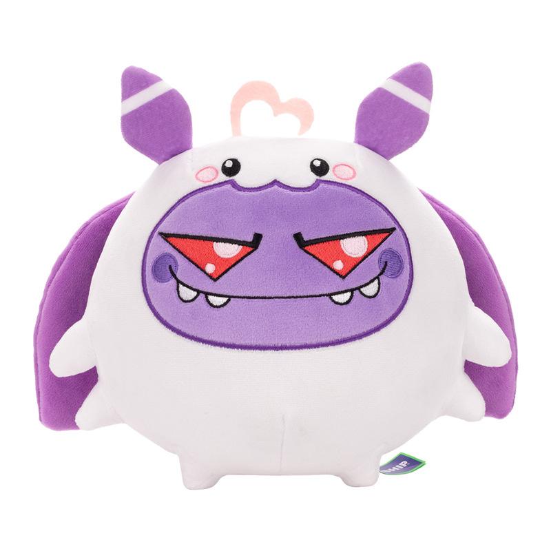 

Evil Momo In PJs Plushie Soft Spooky Stuffed Doll Cuddly Gothic Bedroom Decor Halloween Gift For Teens Women Office Desk 15cm