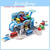 Energetic And Fun School Bus Toy Set With Exciting Catapult Track