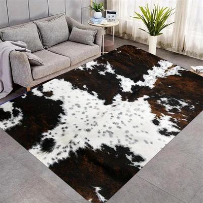 Vintage Elegant Soft Durable Non-Slip Stain-Resistant Floor Mat Floating Window Coffee Table Area Rug Bedroom Modern Decor