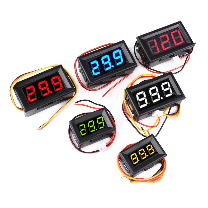 Digital Voltmeter Head: 0.28/0.36/0.56 Inch, 30V-120V, Two/Three-wire Options, With/Without Shell
