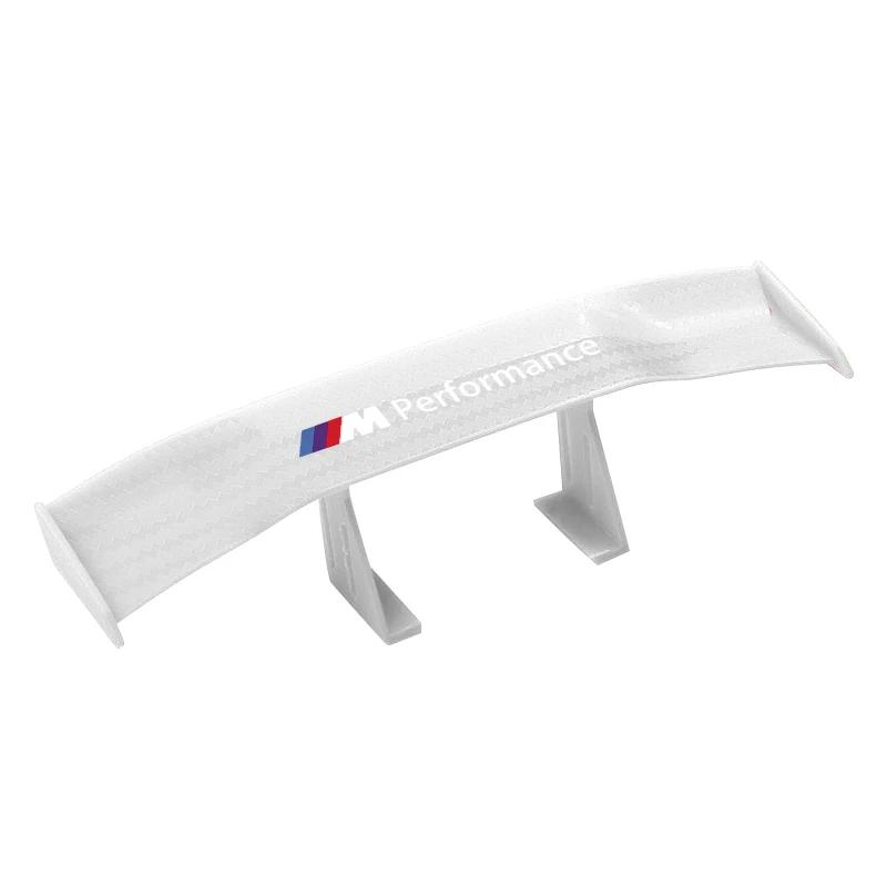 1pcs Carbon Fiber Car Mini Racing Rear Small Wing Spoiler For BMW X3 X5 M5 M3 E46 E90 E60 F10 E39 F30 E36 G30 E87 E70 E91 E30