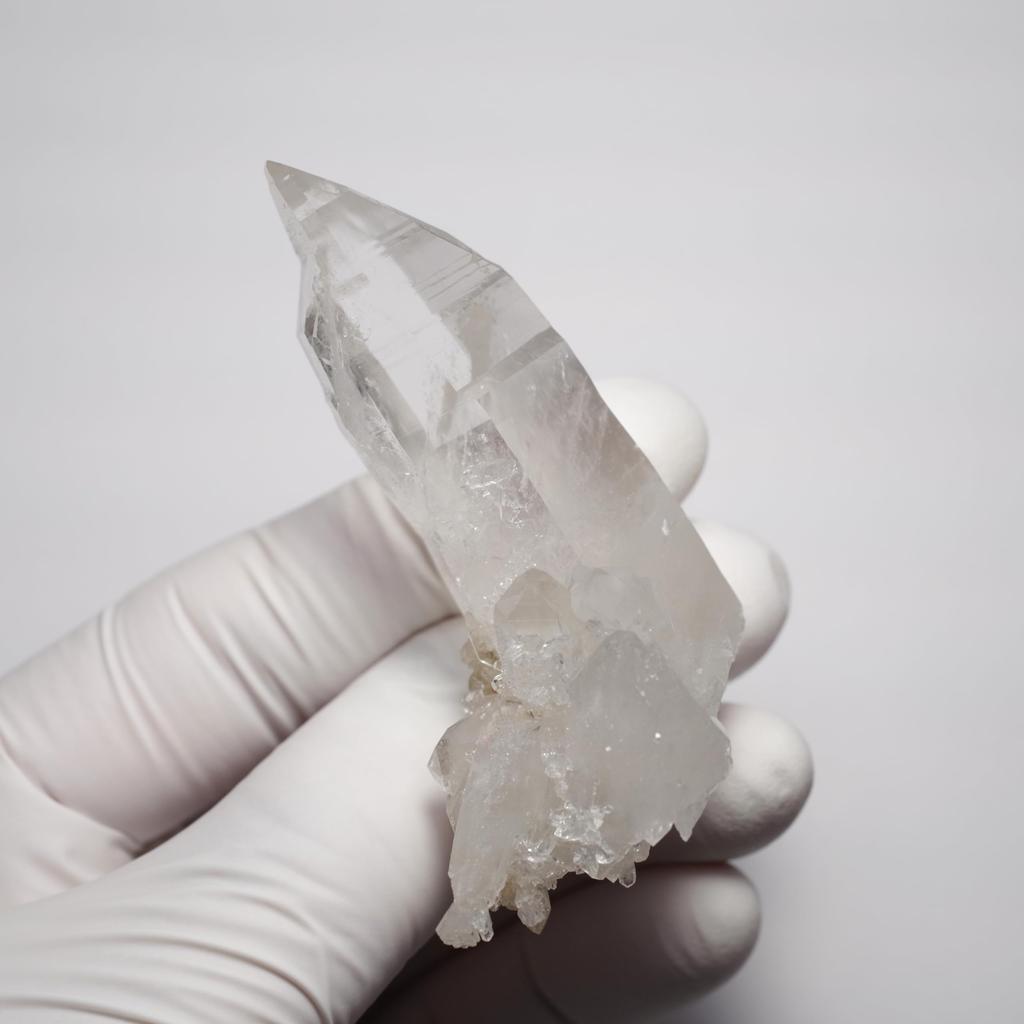 [N2 Stone Natural] Natural Quartz Crystal Cluster - Arkansas, USA - Specimen | (83 | "One-of-a-kind" Rough Stone: Approx. 42g, 39x25x59mm)
