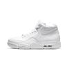 Nike Flight Legacy Winter Snow Scene Abrasion Resistant Mid Top Vintage Basketball Shoes Unisex Blue White BQ4212-101(Team691-)