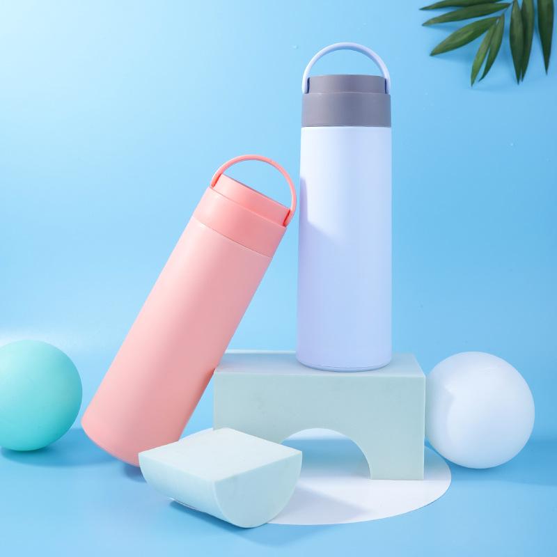 Simple Covered Water Cup, Men's and Women's Portable Water Cup, Student Cup, Car Cup, Gift Cup