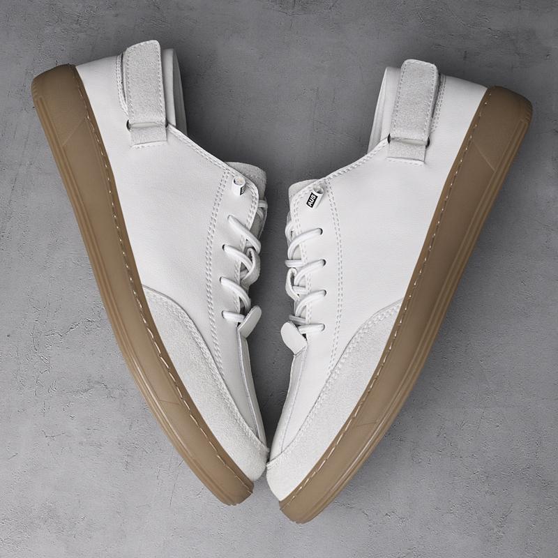 Pánská obuv z pravé kůže v britském stylu Trend Pohodlná obuv pro volný čas Mokasíny Pánské ploché boty