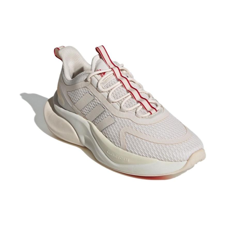 Adidas Alphabounce+ Ivory Red Herren-Sneaker Creme ID8626