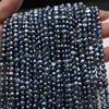 1String, Black Natural Freshwater Pearls, Handmade Irregular Pearl Beads for Jewelry Making DIY Crafts (Beads 4-5mm, Length 36cm)