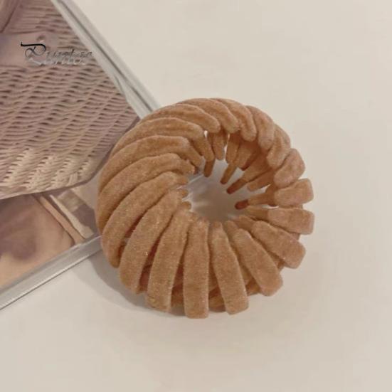 4Pcs Retractable Ponytail Hairpin Bird Nest Shape Hair Clip Women Ponytail Holder Hair Bun Maker Hair Accessories