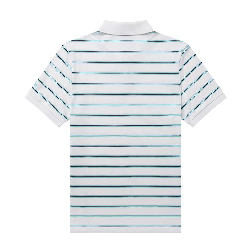 HAZZYS Men's Color-Block Striped Cotton Stretch Polo Shirt
