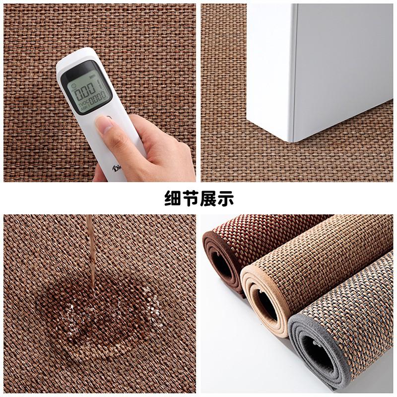 Solid Color Minimalist Kitchen Rug Absorbent Oil-proof Non-slip Floor Mat Home