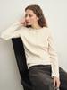 Ed Mang Layered Ribbed Snap Long T-Shirt - Ivory