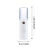 Mini Tragbarer USB Wiederaufladbarer Handlicher Gesichts Luftbefeuchter Gesichtssprüher Hautpflegemaschine Vernebler Hydratisierend Tägliche Schönheit Make-up
