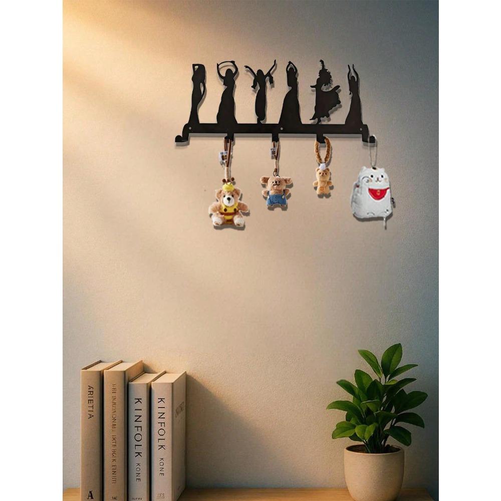Metal Wall Hook, Ballet Dancer Key Holder, Rustproof Coat Rack for Bathroom, Entryway, Towel Hanger, Umbrella Stand, Unique Home Decor Gift