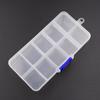 Plastic Storage Box for Small Component Jewelry Tool Box Bead Pills Organizer Nail Art Tip Case