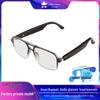 Smart Bluetooth Audio Glasses with Double Beam Photochromic Anti-Blue Light Lenses, UV Protection, and Music/Call Features