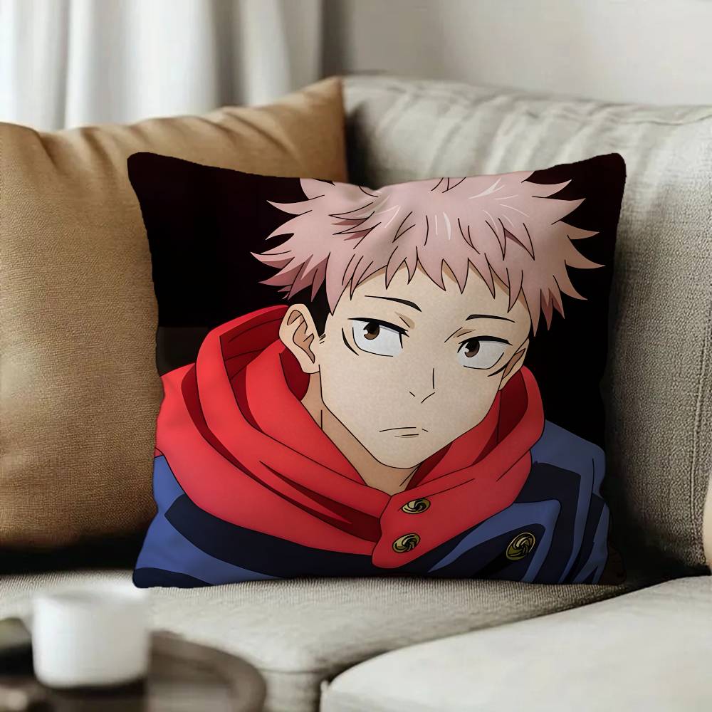Anime-Charakter Yuji Itadori Kissen Geschenke Heim-Büro-Möbel Schlafzimmer Sofa Auto Kissenbezug Hülle xcm