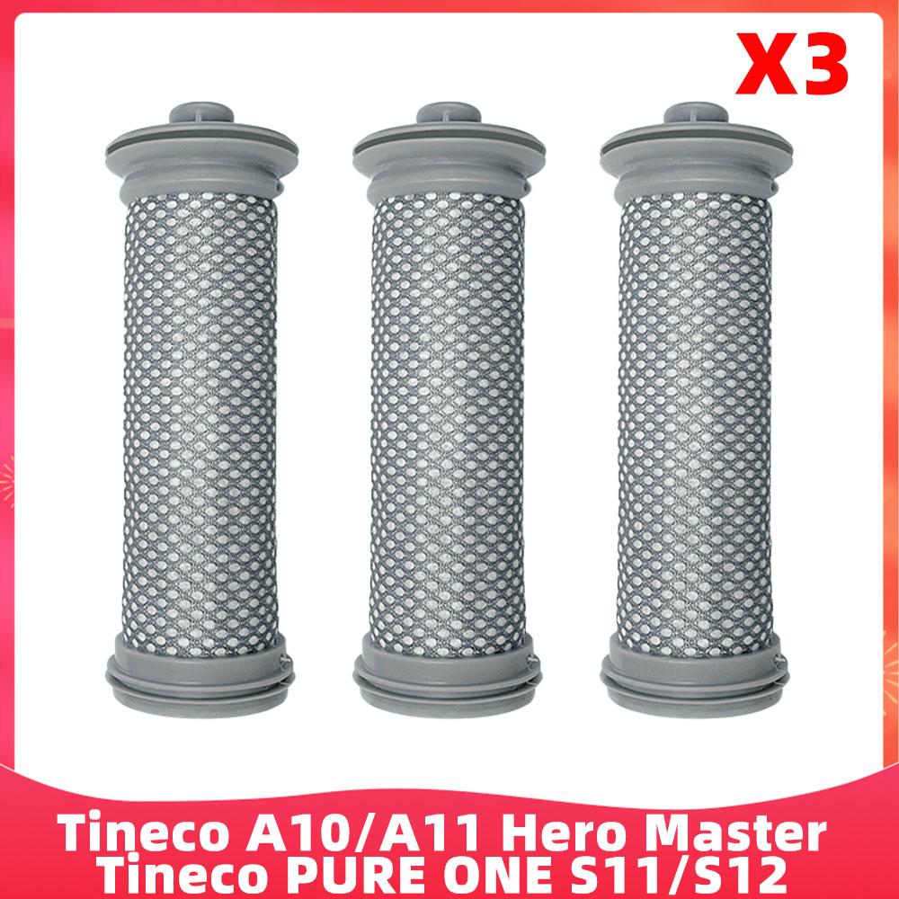 Fit For Tineco A10 / A11 Hero Master / PURE ONE S11 / S12 Series Cordless Vacuums Spare Part Roller Brush Pre Hepa Filter