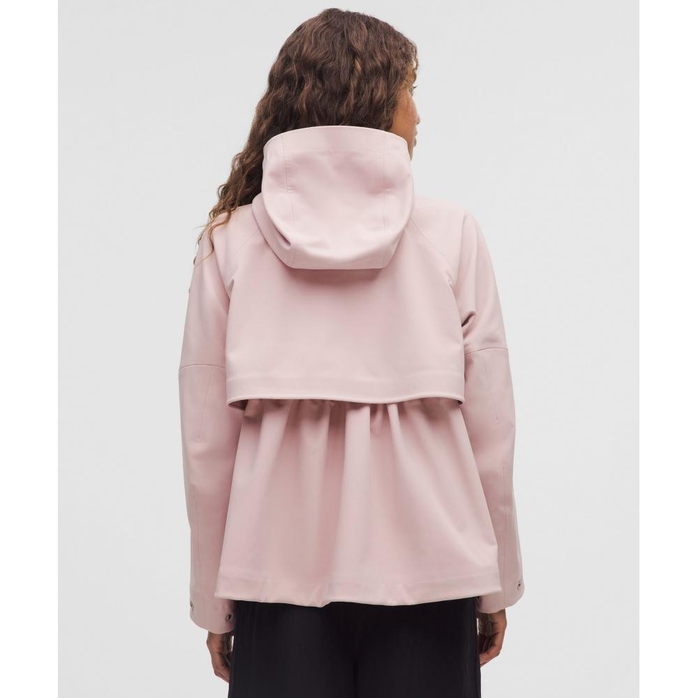 Lululemon Repelshell Cinch Back Rain Jacket Mink Berry