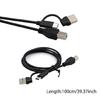 USB TypeC Male to USB Male Cable For Electronic Piano Microphone Connector