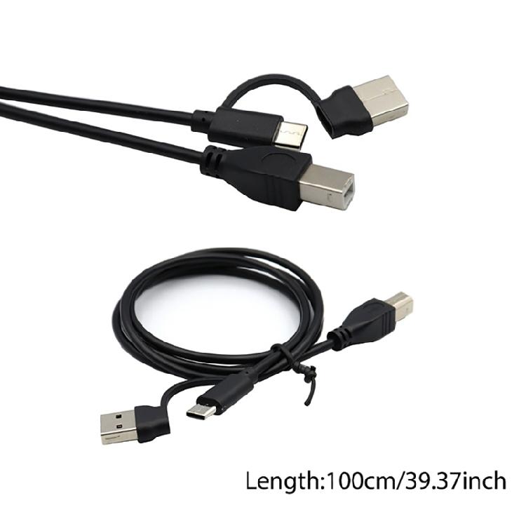 USB TypeC Male to USB Male Cable For Electronic Piano Microphone Connector
