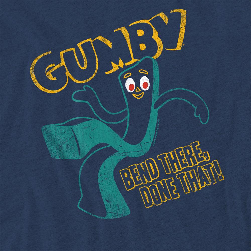 Gumby Unisex Vuxen Böj Där Gjort Det Ljungfärgad T-shirt
