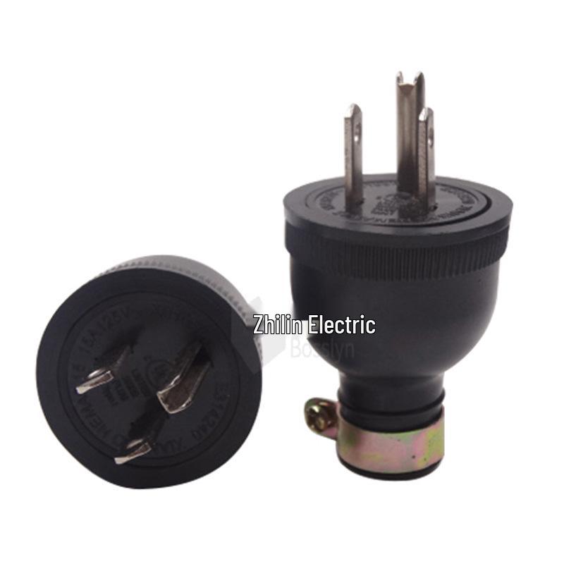 PVC Waterproof US Standard 5-15P Power Plug