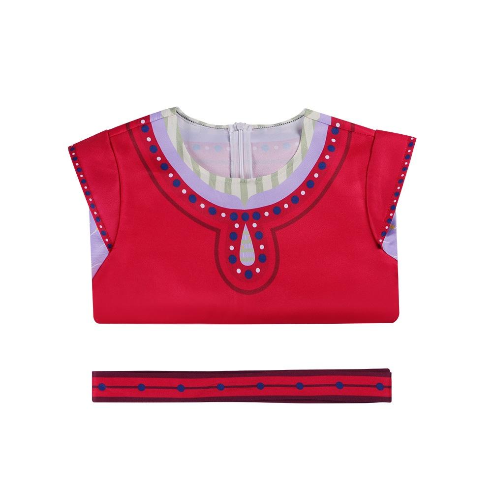 

Dahlia Wish Costume Dress Cosplay Girls Kids Adults Pink Makeup Props Party Kid,110cm/43.31in