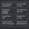 Usb Charging Goggles Multifunctional Full View Large Floodlight Led Headlights Goggles For Night Cycling Activities