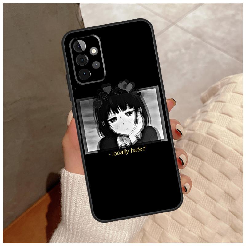 Sad Japanese Anime Aesthetic For Samsung Galaxy A14 A34 A54 A06 A16 A26 A36 A56 A12 A32 A52 A13 A33 A53 A15 A35 A55 Case