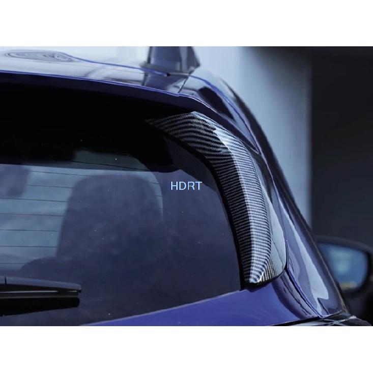 For Subaru Crosstrek 2024 + Car Style Protector Decoration Accessories Rear Window Triangle Plate Trunk Spoiler Tail Wing Cover