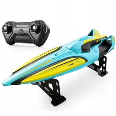 Remote Controlled Motorboat 30Km/H Led Torpedo 60 Minutes 2X Fast Batteries